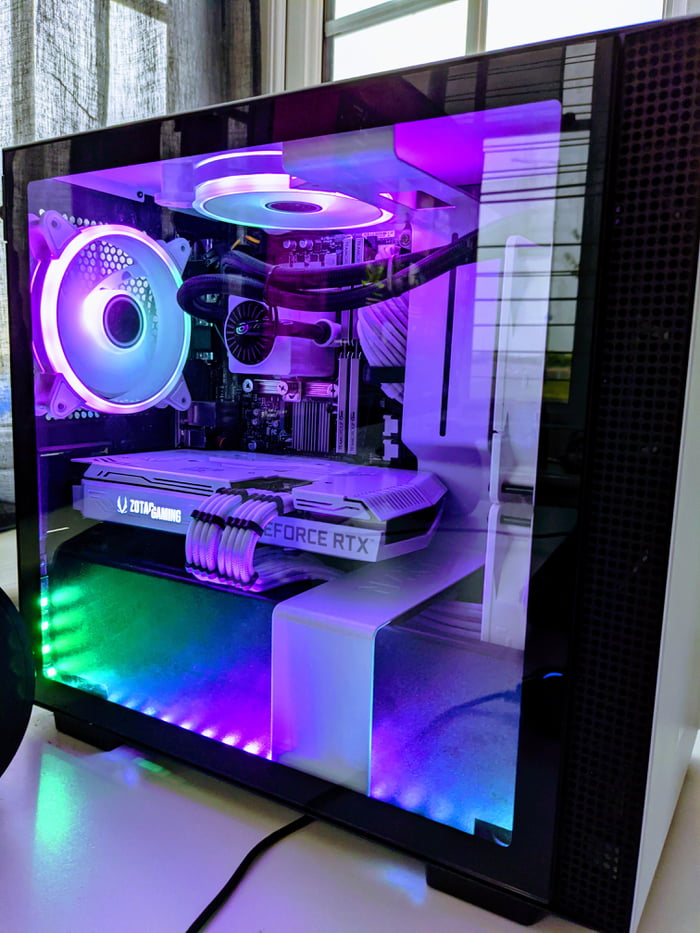 New build RTX 3060 - i7 9700 - NZXT White RGB - 9GAG