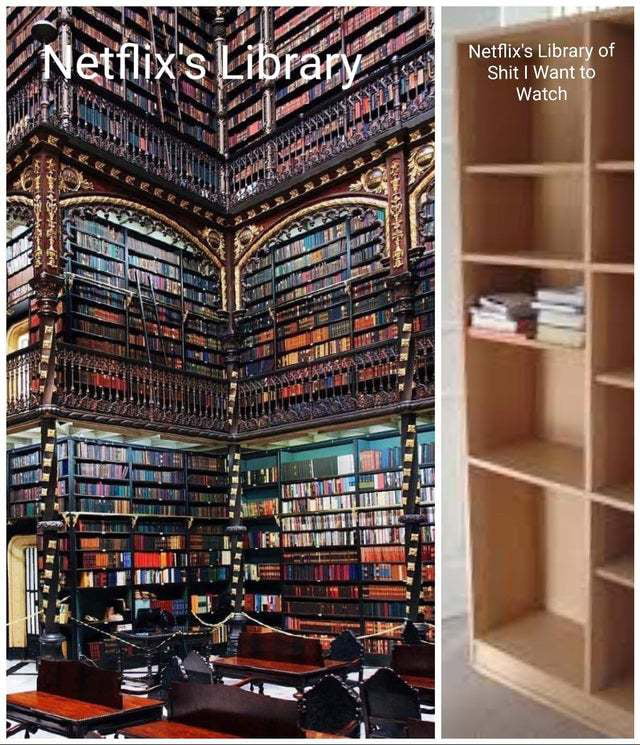 Netflix's Library. - 9GAG