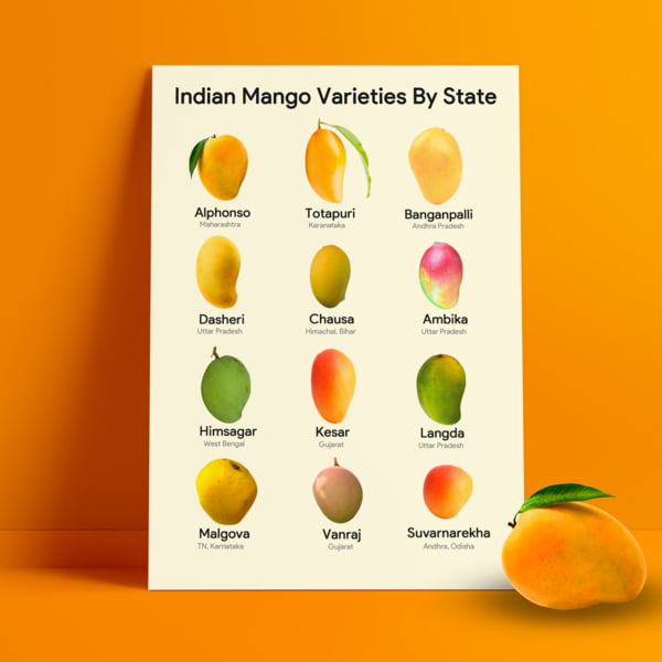 Different types of mangoes found in India - 9GAG