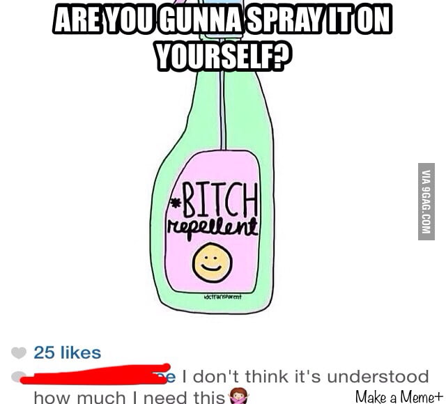 My first thought when I saw her post - 9GAG