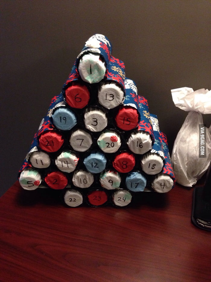 Wife made me a beer advent calendar. 9GAG