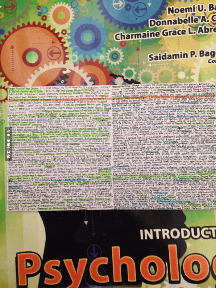 So Our Professor Says We Can Use Index Card For Our Finals 9gag