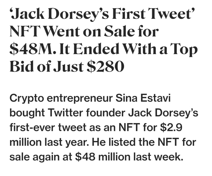 Example of media making a fool of you for hate clicks. First tweet NFT