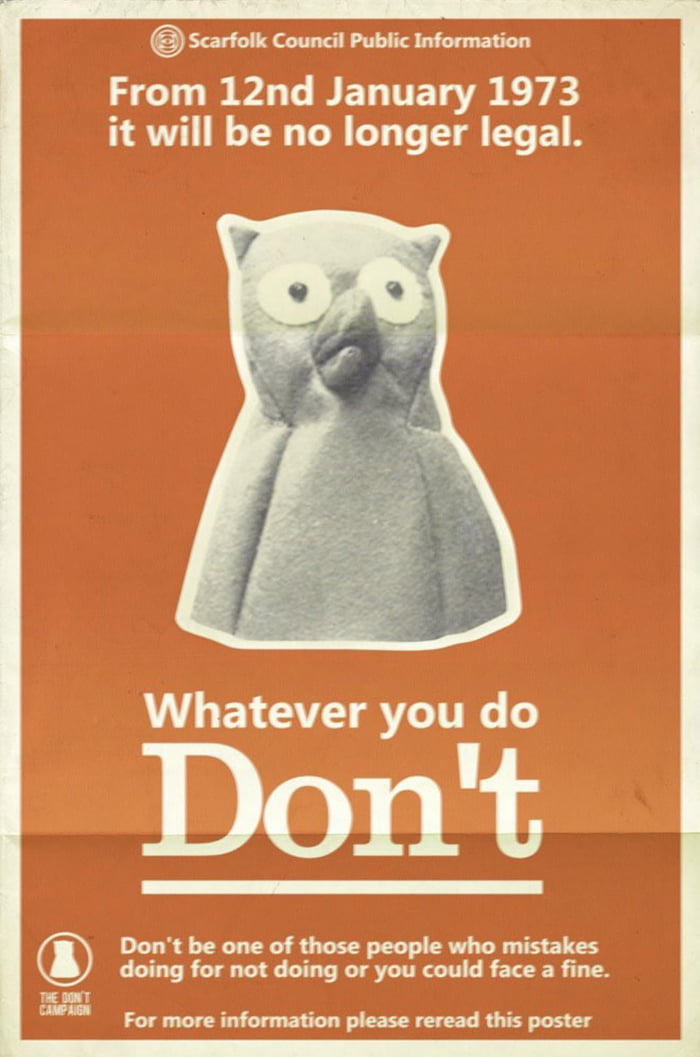 Could you please inform us. Scarfolk Council. Scarfolk город. Funny poster.