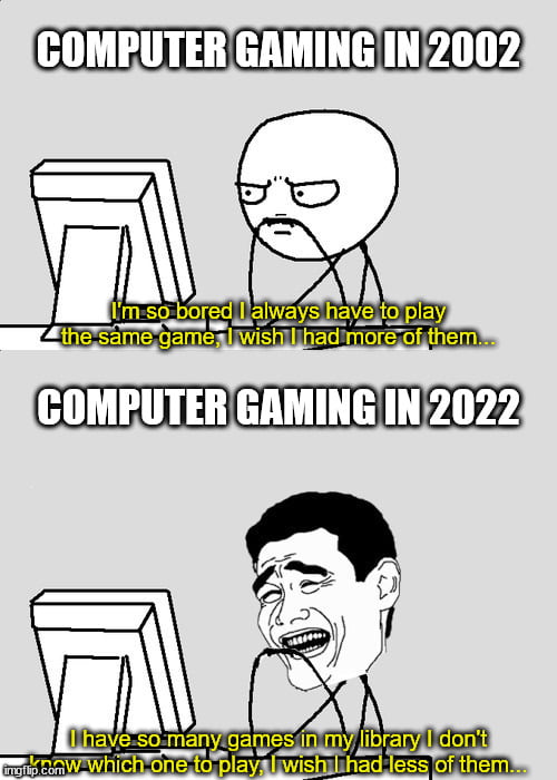 Computer gaming then vs now - 9GAG