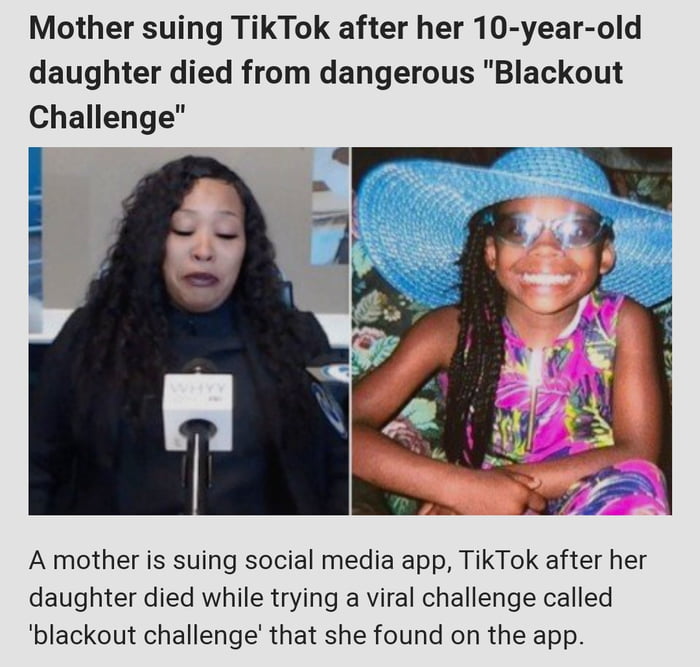 10 year old should not be on TikTok 9GAG