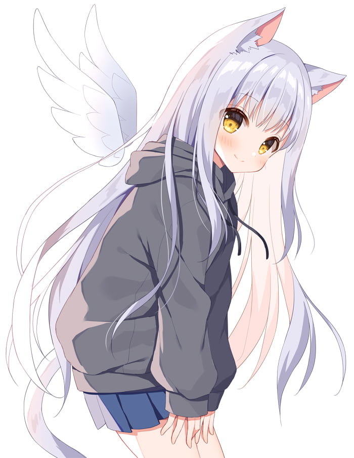 Angel wings and hoodie - 9GAG