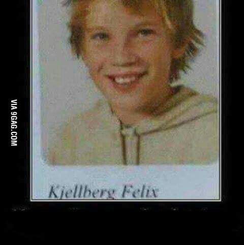 Meet pewdiepie as a Kid - 9GAG