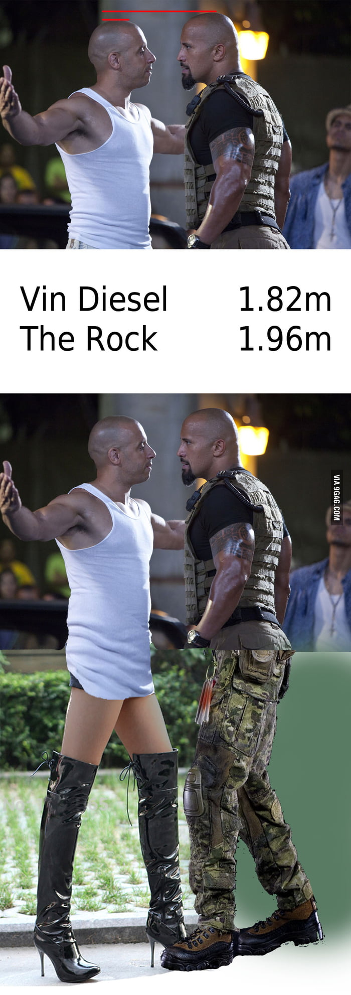 vin Diesel vs The Rock meme by PearlPop23 on DeviantArt