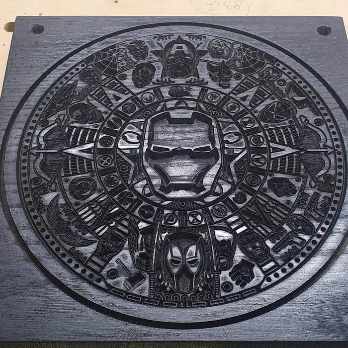 Marvel Aztec Mayan Calendar / CNC Router - 9GAG