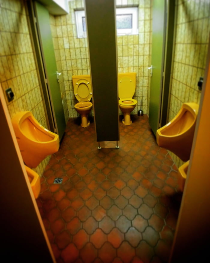 When you enter the restroom of a good restaurant and suddenly feel like ...