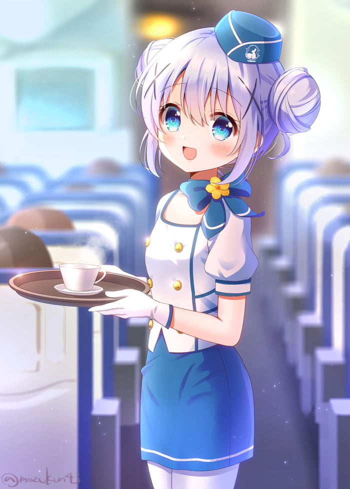 Flight attendant chino-chan - 9GAG