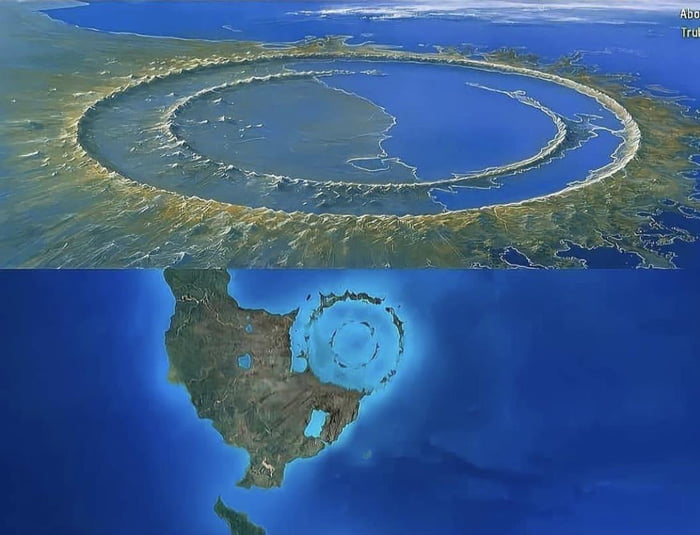 Chicxulub crater underwater?