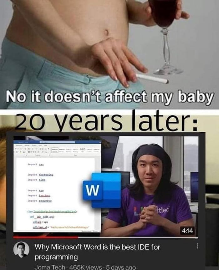 microsoft-word-is-best-ide-9gag