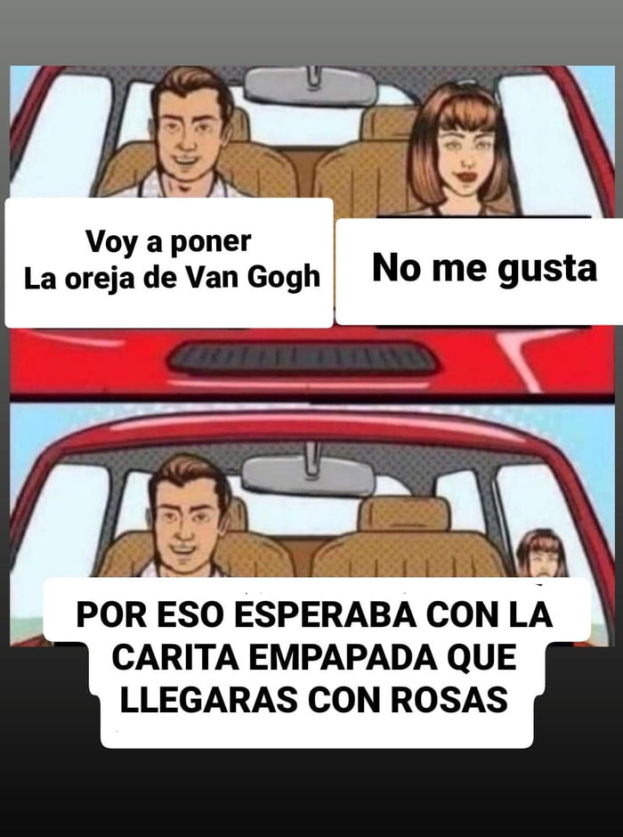 Por eso esperaba con la carita empapada 9GAG