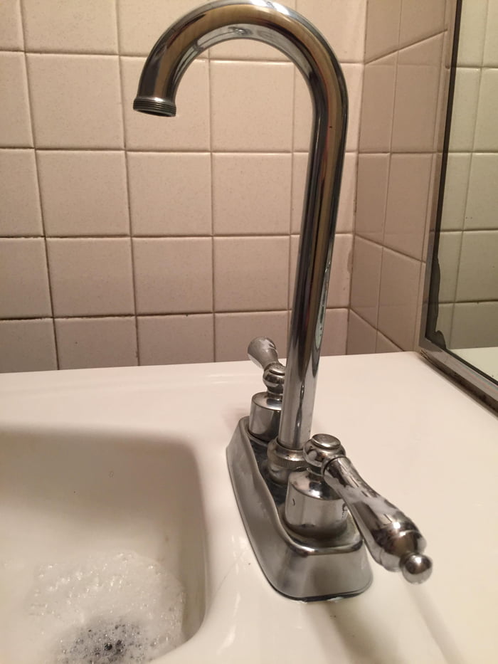 Taps that have about an inch of clearance, but are half a foot tall ...