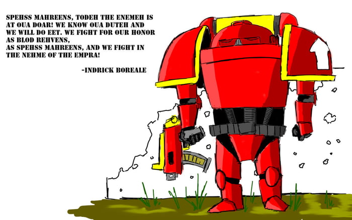 Quotes of famous space marines - 9GAG