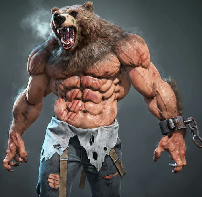 Векторная Графика strong Bear