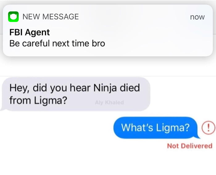 An actually funny ligma? 9GAG