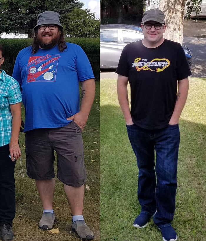 A year apart From 320lbs to 200lbs - Big changes for me over the last year,...