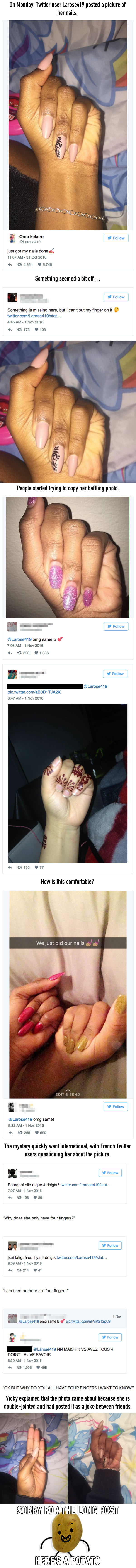 This Girl Took A Photo Of Her Nails And Became This Girl Took A Photo Of Her Nails And Became