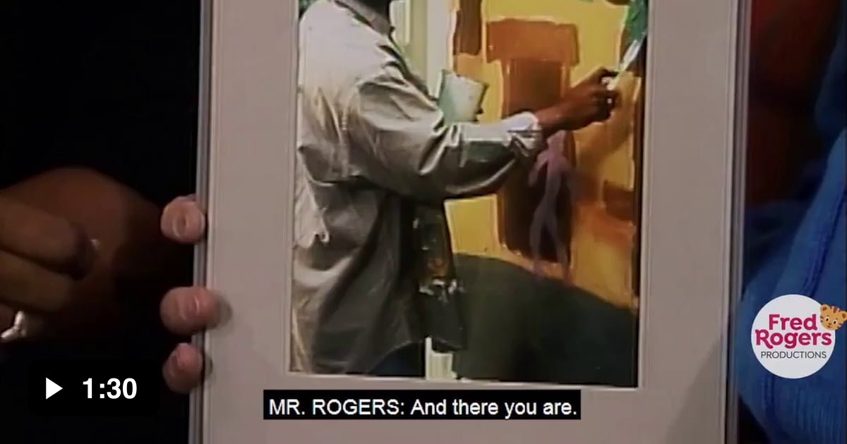 LeVar Burton meets Mr. Rogers in 1998, to discuss his love of reading