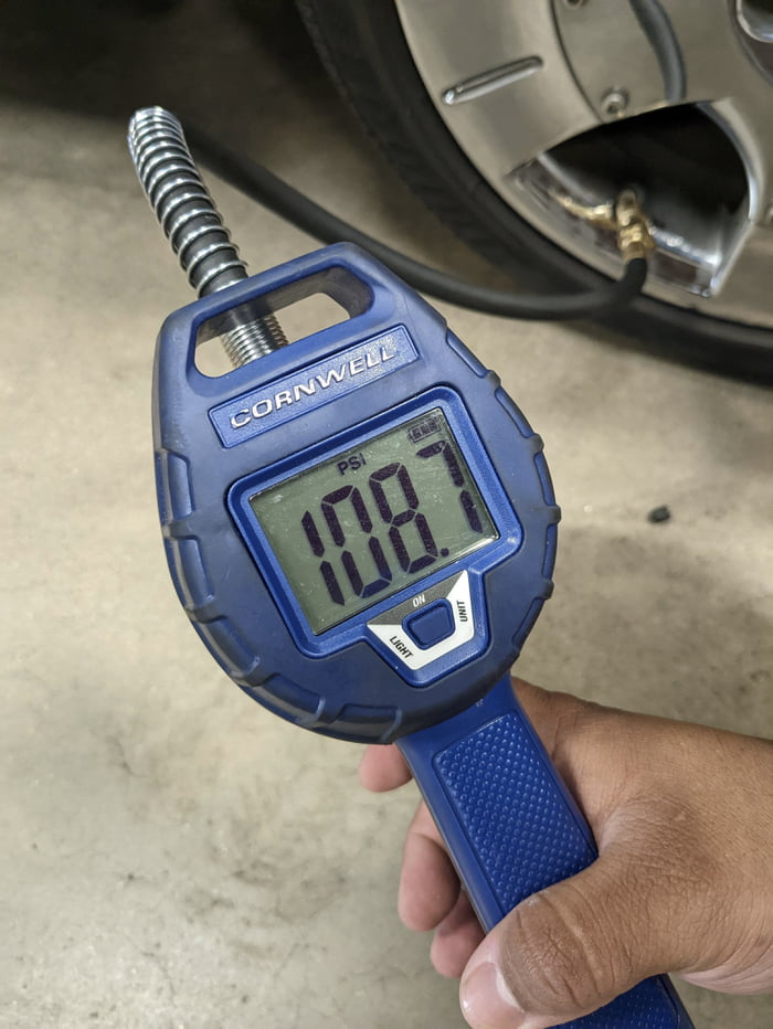 Lady came into the dealership saying she couldn't get the tire pressure