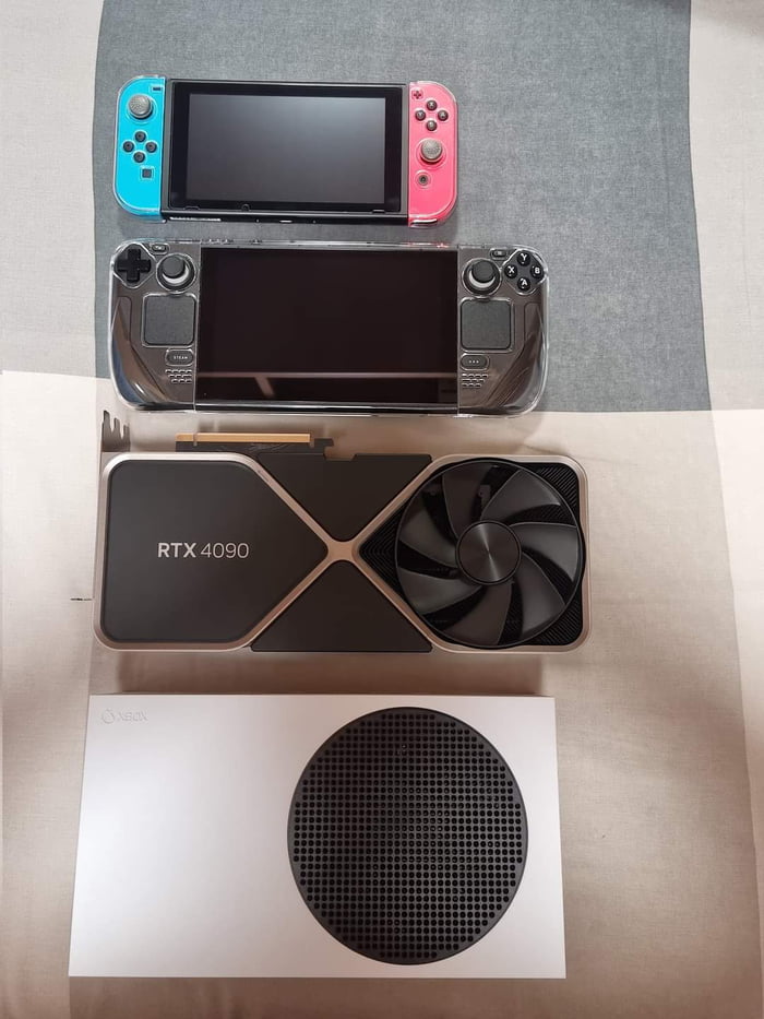 Here Is The RTX Size Compared To Gaming Consoles GAG