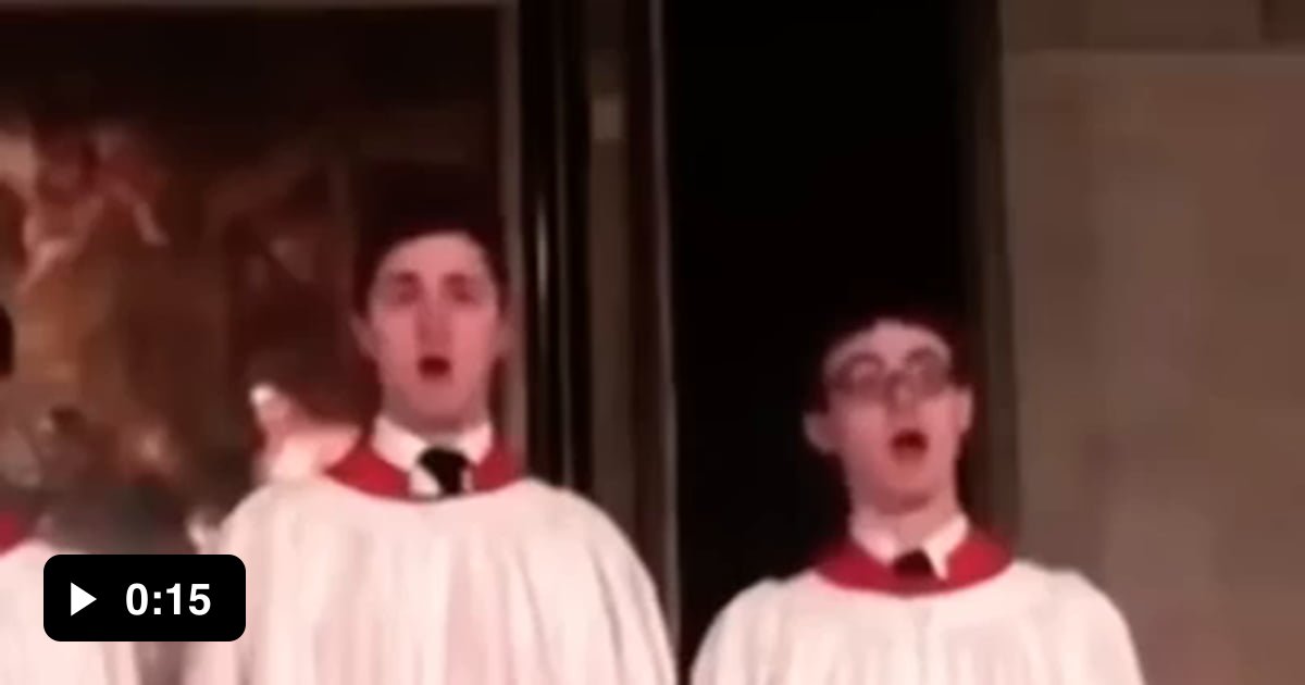 Boy Using Helium During Choir 9GAG