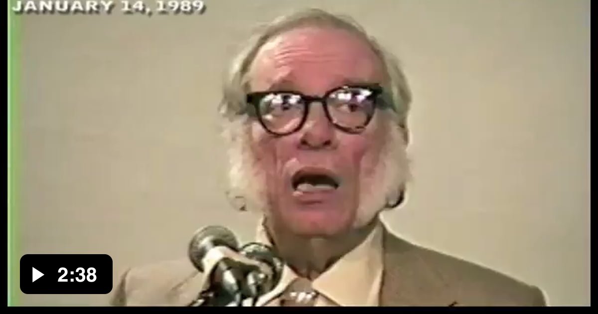Isaac Asimov On Overpopulation
