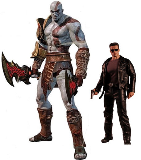 Characters God of War, Size Comparison