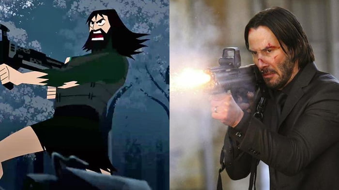 Thought John Wick Might Be Samurai Jack In Real Life Movie Anyone Gag