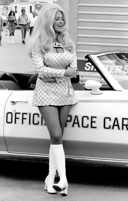 Linda Vaughn The Beauty Queen Of Stock Car Racing 1970s 9GAG