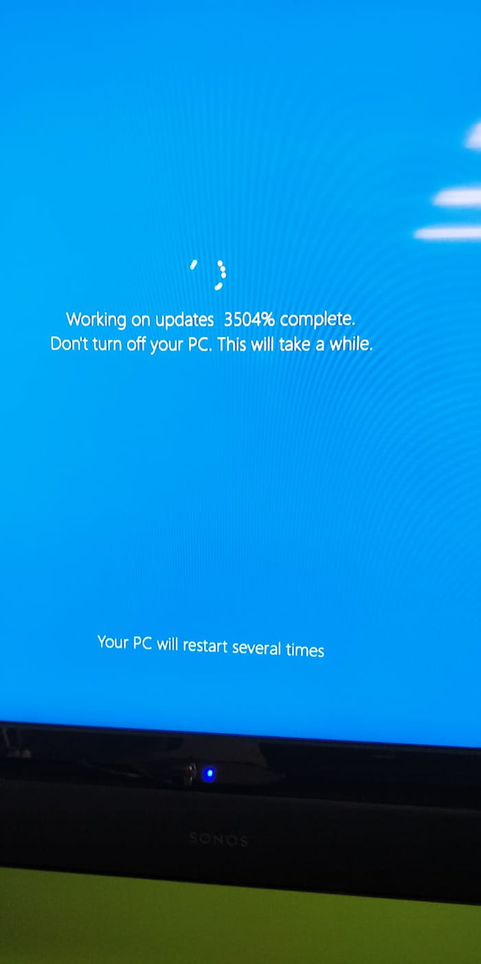 Windows update is taking forever! 9GAG