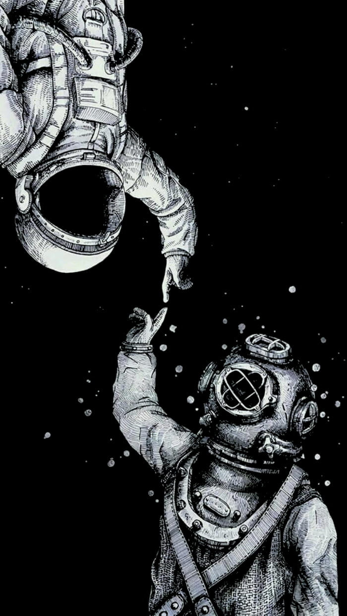 Astronaut meet Deep Sea Diver - 9GAG