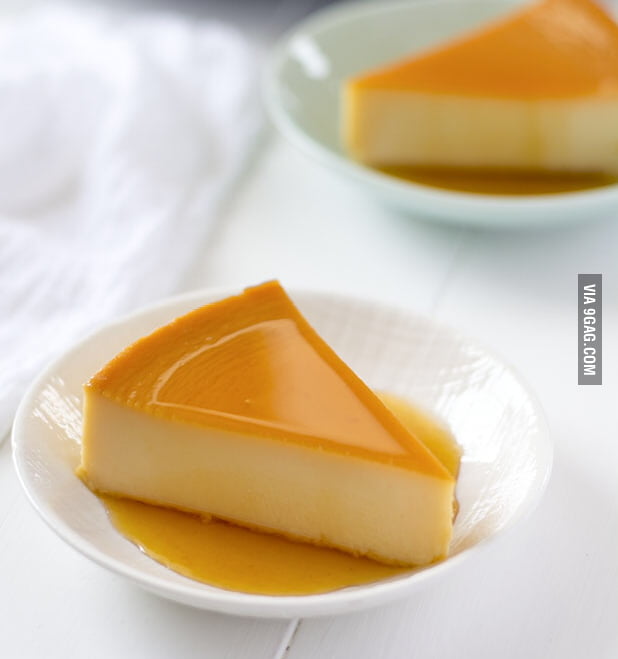 Cheese Flan - 9GAG