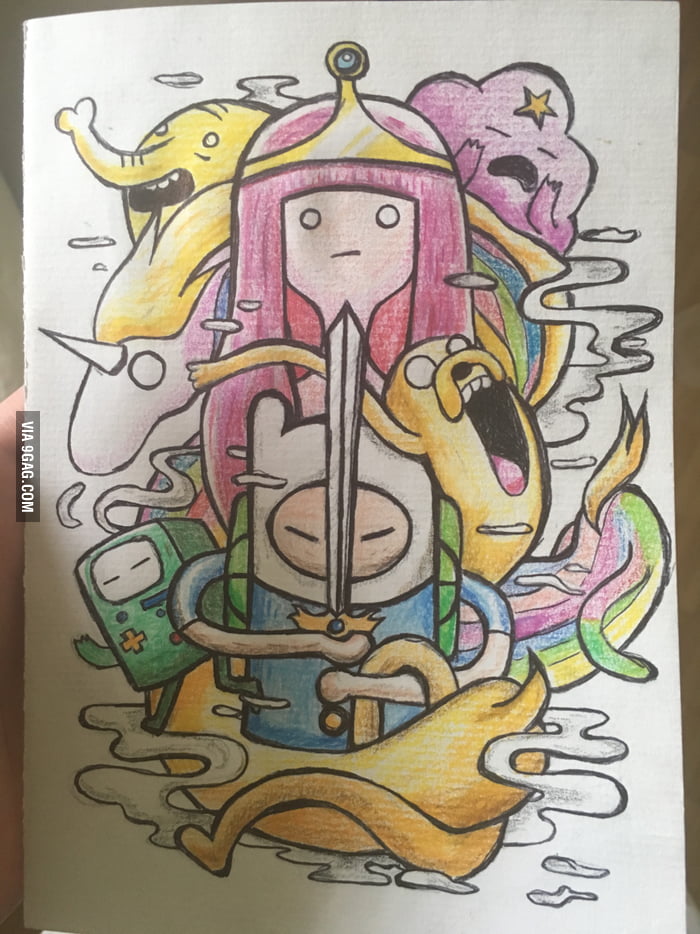 My girlfriend drew this for my birthday. What do you think? - 9GAG