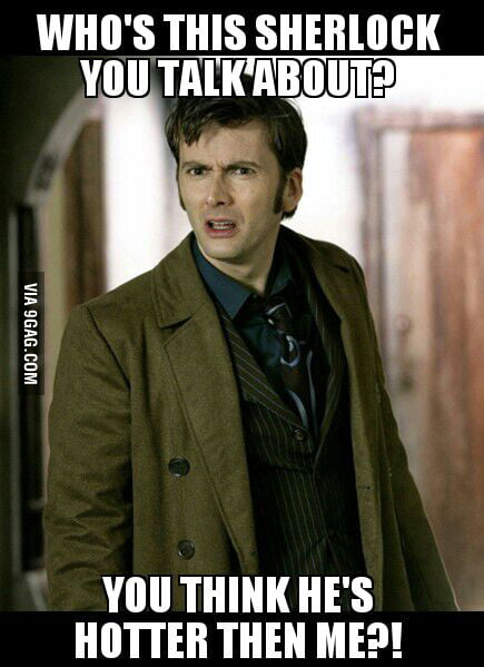 Sherlock vs the Doctors - 9GAG