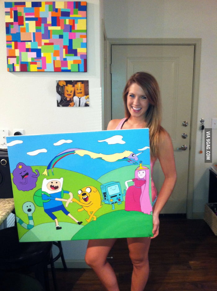 My Girlfriend just painted me this for my birthday! - 9GAG