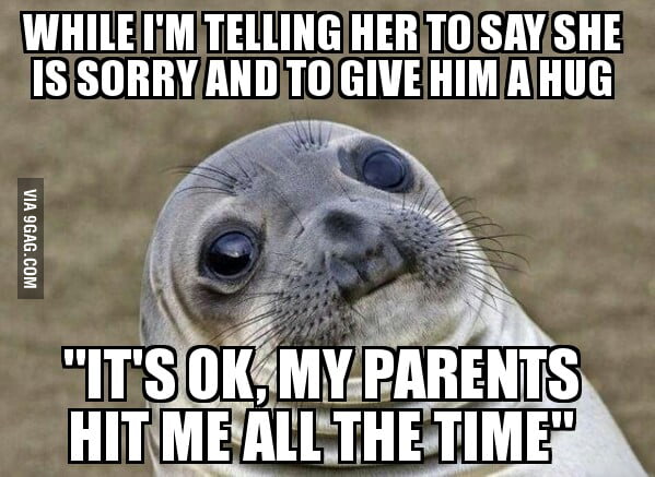 Saw my daughter hit an older boy while they were playing on a jungle ...