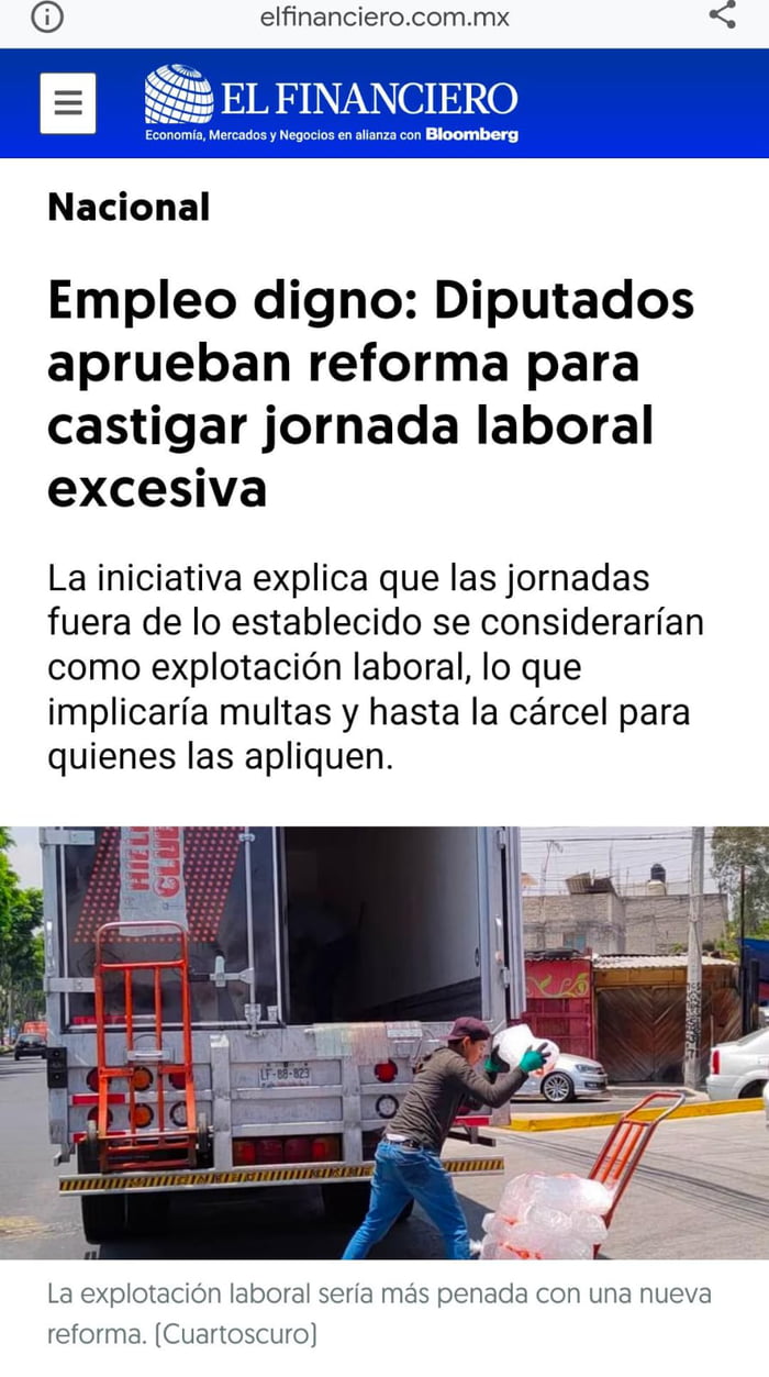 In Mexico, a boss who forces his employees to work more than 48 hours