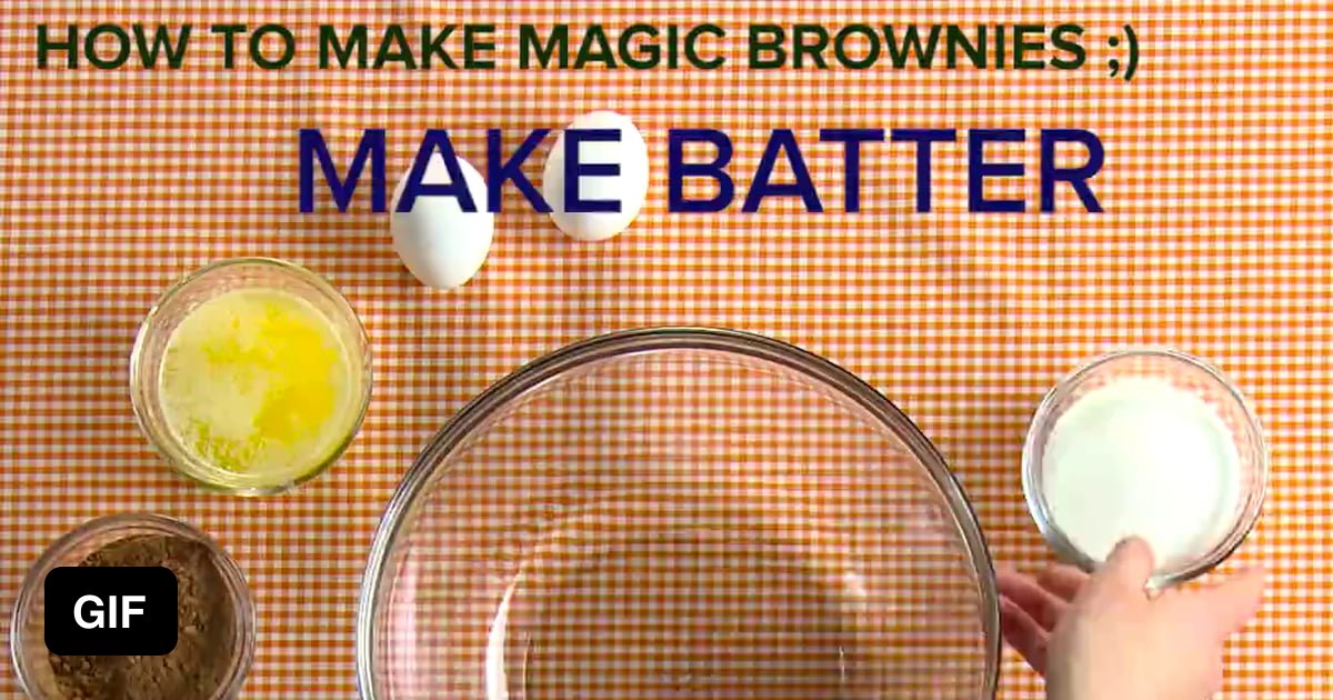 How To Make Magic Brownies ( ͡° ͜ʖ ͡°) 9GAG