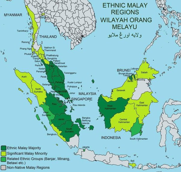 Interesting Fact Ethnic Malay Formed Only About 3 Of Indonesian 