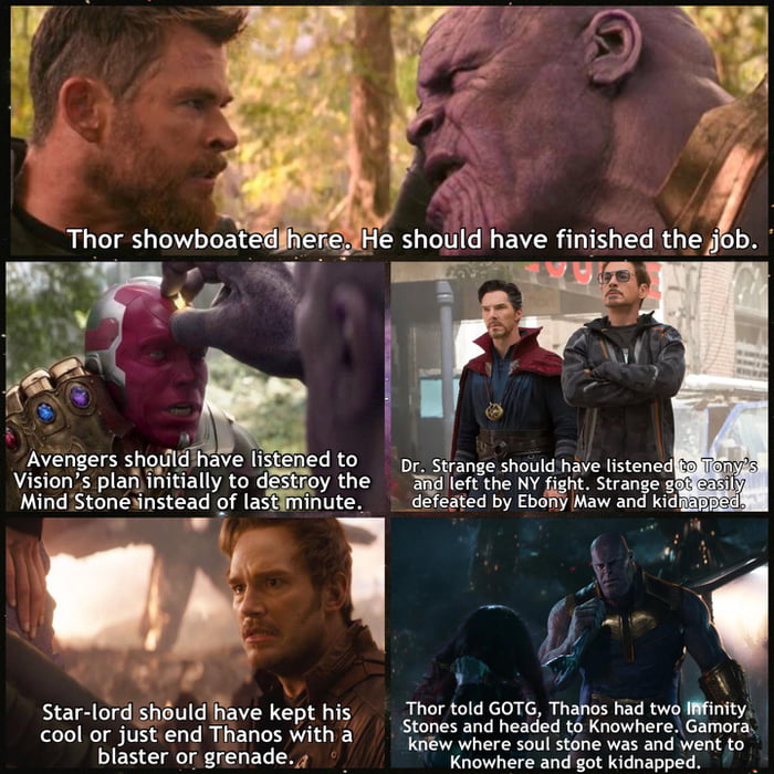 Avengers: Infinity Mistakes - 9GAG