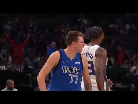 Luka Doncic Turns Into Steph Curry After CRAZY Logo 3 as if it's ...