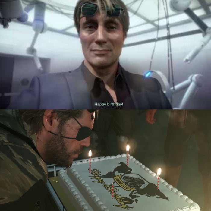 Happy Birthday to Kojima who always makes sure to wish us a happy bday as well. - 9GAG