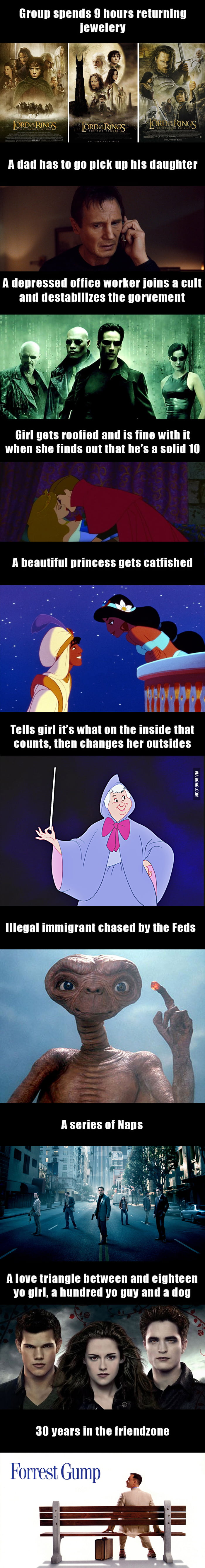 Explain a film plot badly compilation 9GAG