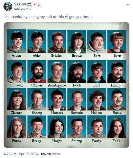 AI-Generated Yearbook - 9GAG