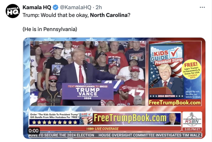 Person. Woman. Man. Camera. TV. - This one needs a cognitive test asap ...