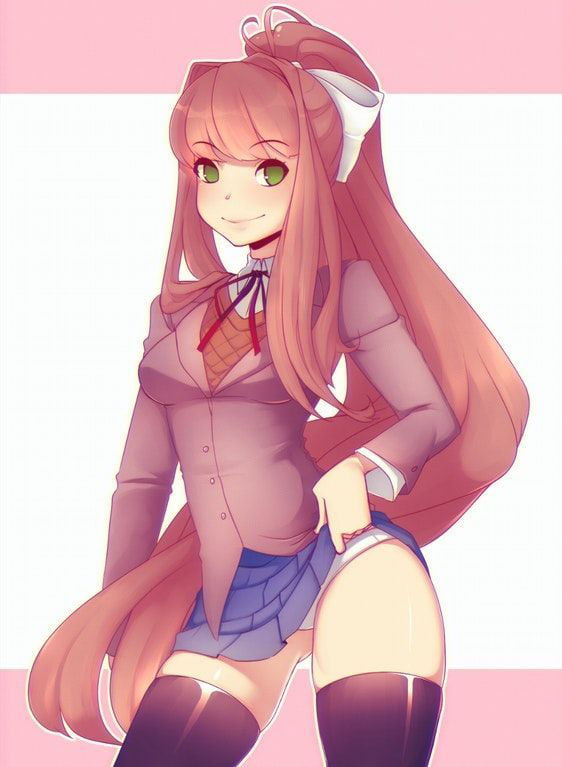 Only Monika. 